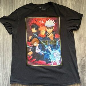 ‼️6/$12‼️ Mens anime tee (see pic of tiny hole at top of shirt)